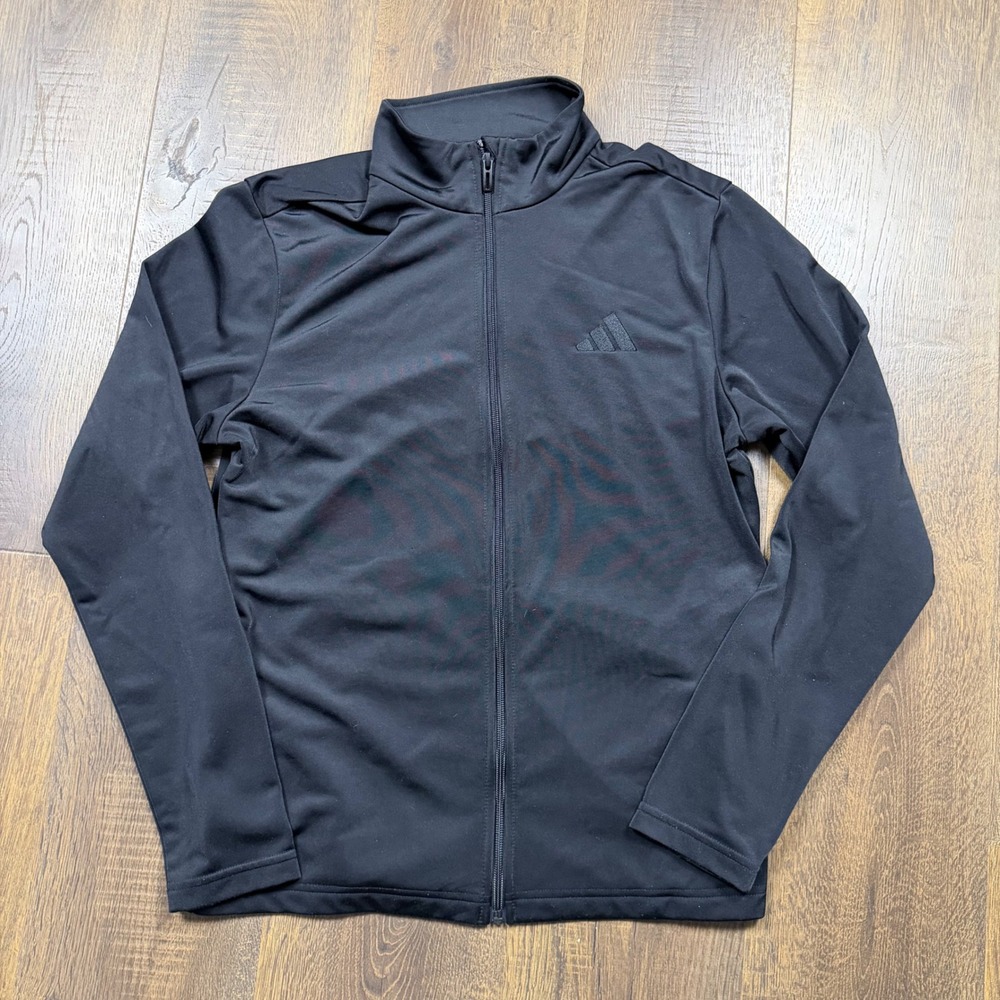 Adidas Full Zip Track Jacket Black Small